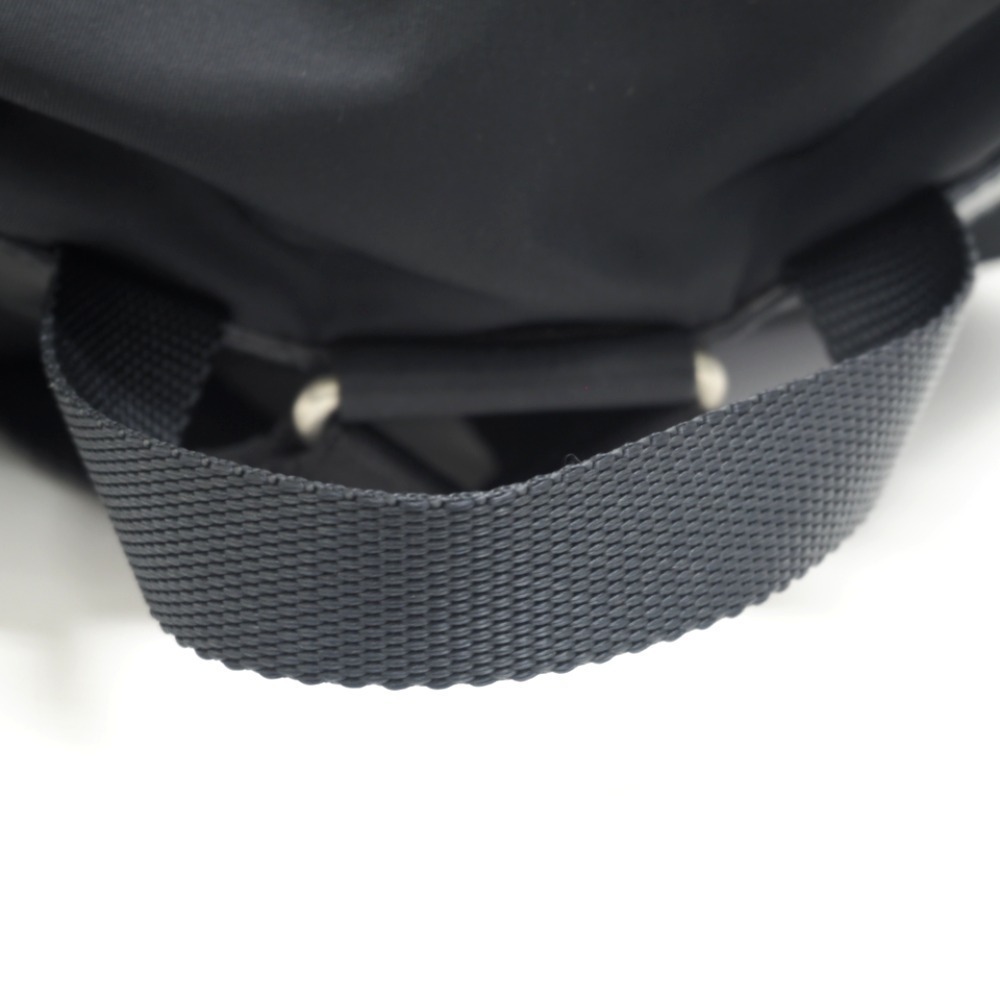 Prada Pocono Triangular Plate Backpack Daypack Bl… - image 8